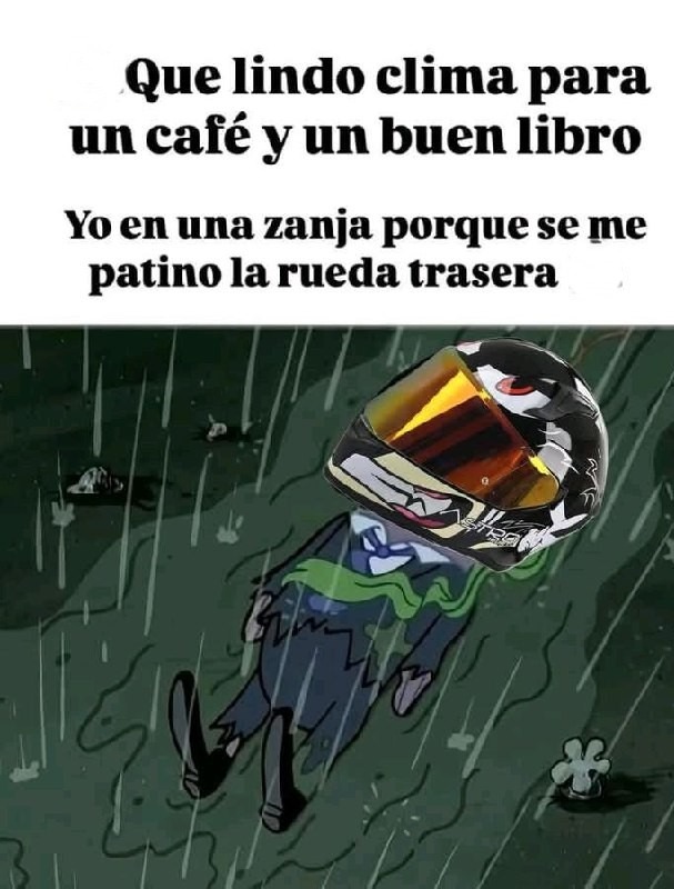 Día perfecto pa' un café... o pa' caerme en la zanja - meme