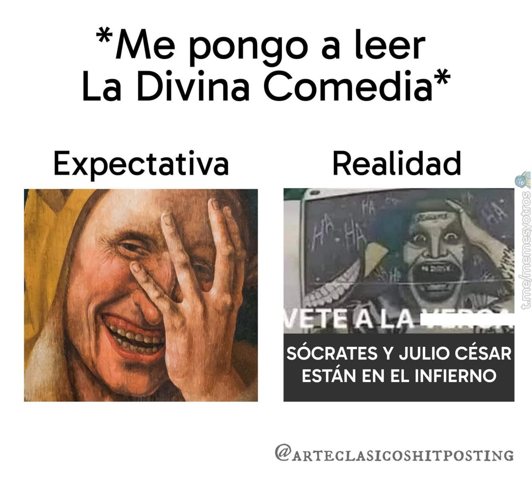 leer clásicos es chistoso - meme
