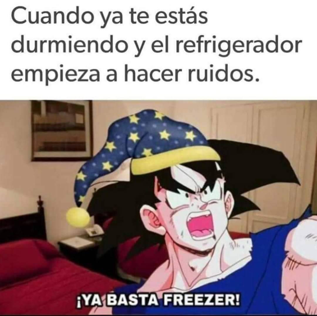 Maldito freezer - meme