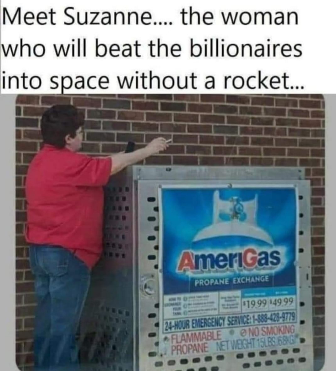 No rocket needed - meme
