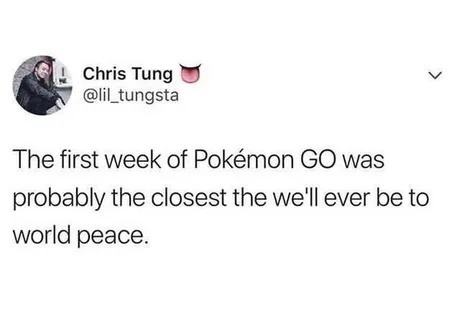 First week of Pokémon GO was humanity's peak - meme