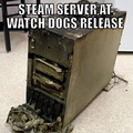 Steam servers @ watch dogs release