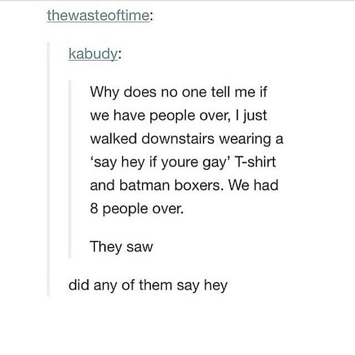 say hey if you're gay - meme