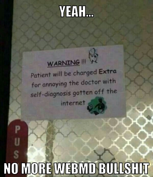 patients be like "let's play doctor". - meme