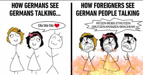 Como os alemães se vêm a si próprios/ como todas as outras pessoas os vêm - meme