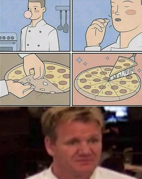 Pizza maldita - meme