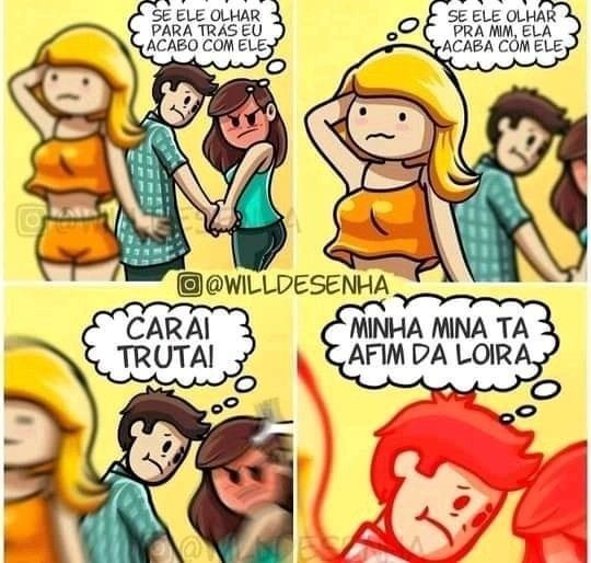 provavelmente esta afim da loira - meme