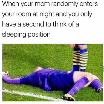 sleeping position - meme