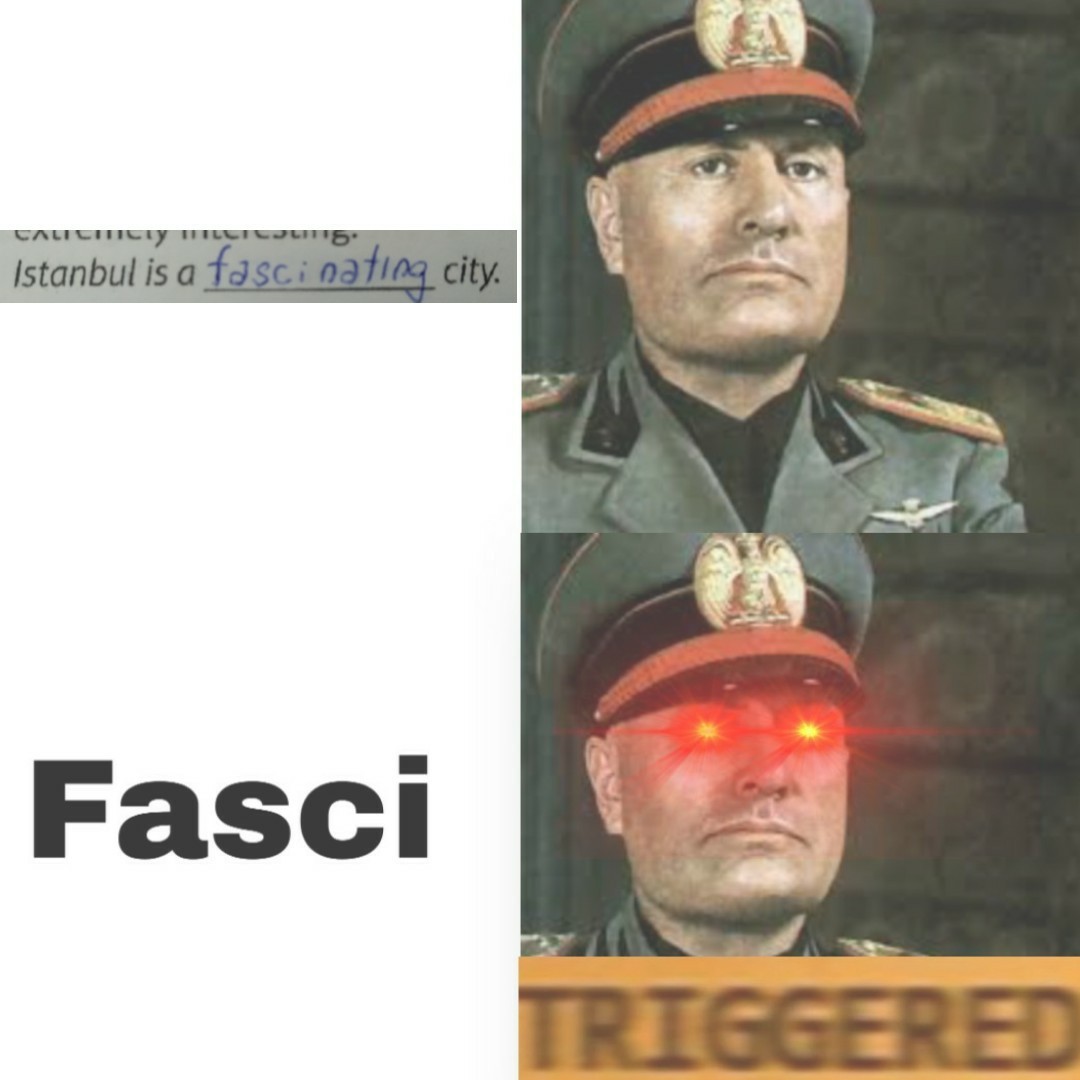 Este loquillo Mussolini - meme