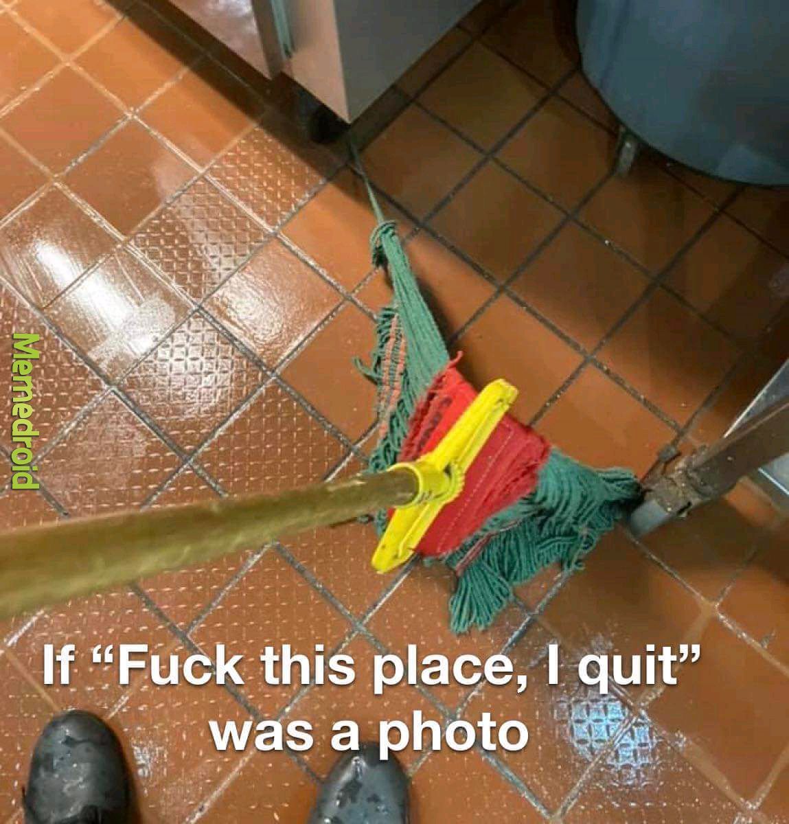 It's the mop it show! - meme