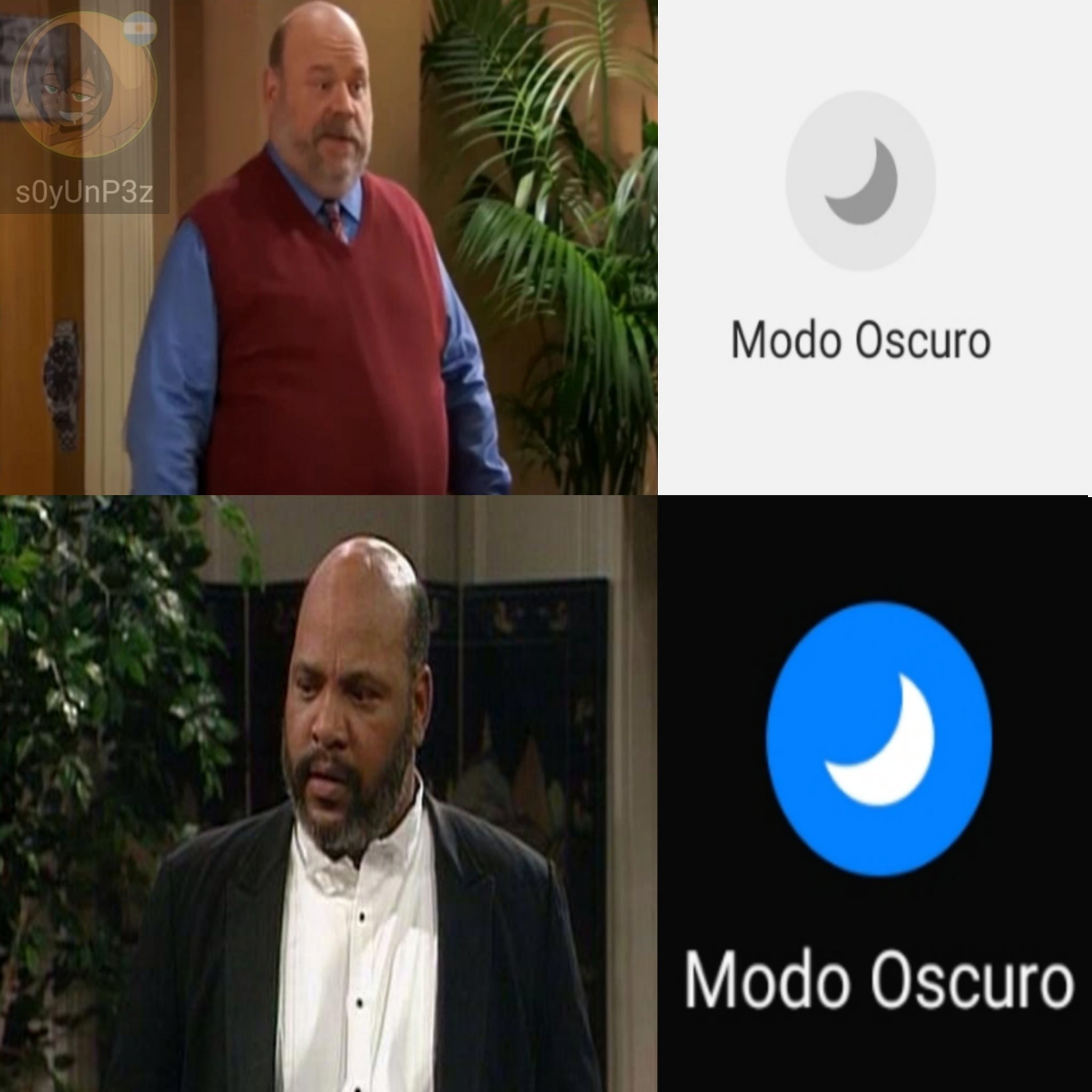 MODO OSCURO ON - meme