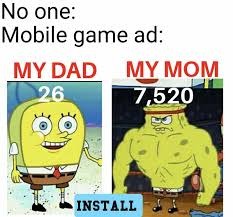 I saw a ad with my dad vs my mom so I decided to make a meme about it