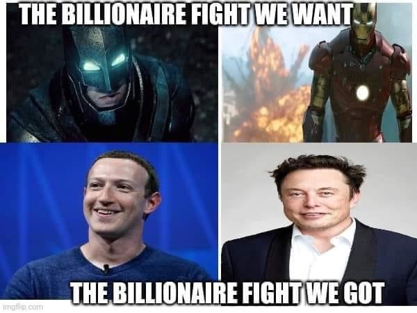 Billionaires fight - meme