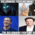 Billionaires fight
