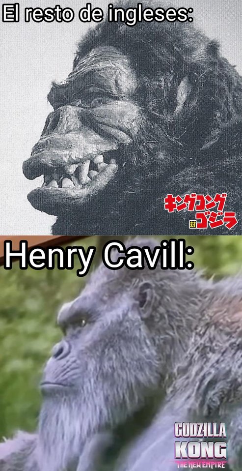 Los ingleses son re feos menos Henry Cavill - meme