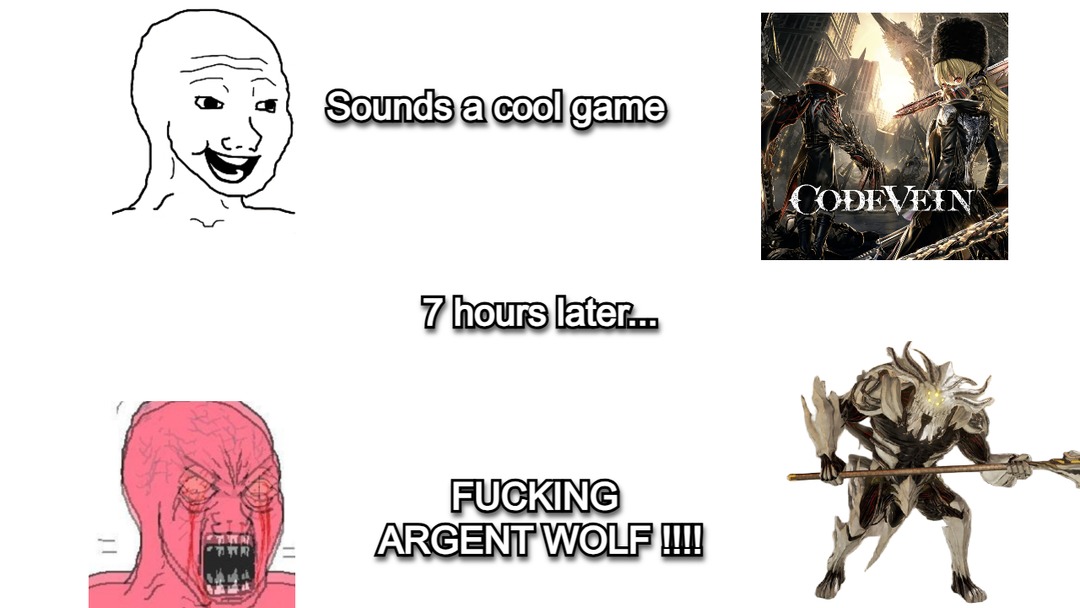 fck argent wolf - meme