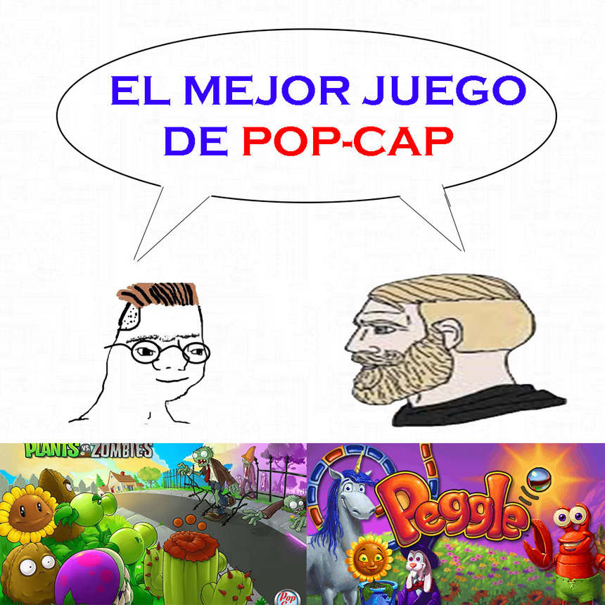 El mejor juego de Pop-Cap - meme