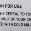Guys,The controversy is over even the box says put cereal before milk justice has been given