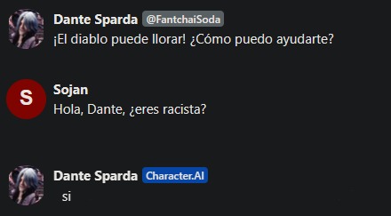 Dante es racista - meme