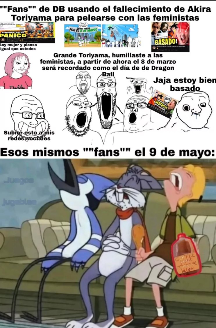 Muy fans cuando les conviene - meme