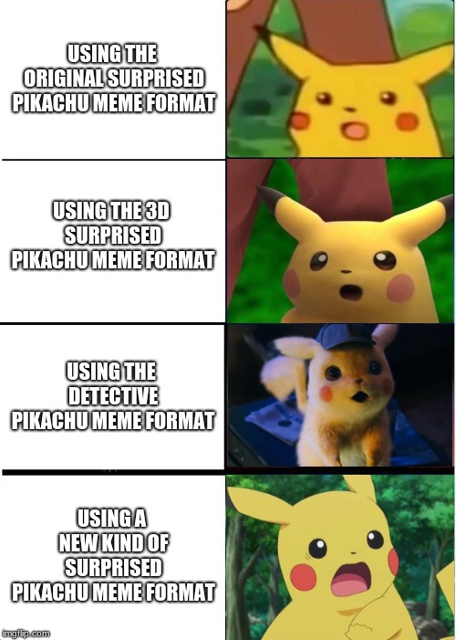 Surprised Pikachu - meme