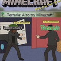 Ahora minecraft y terraria