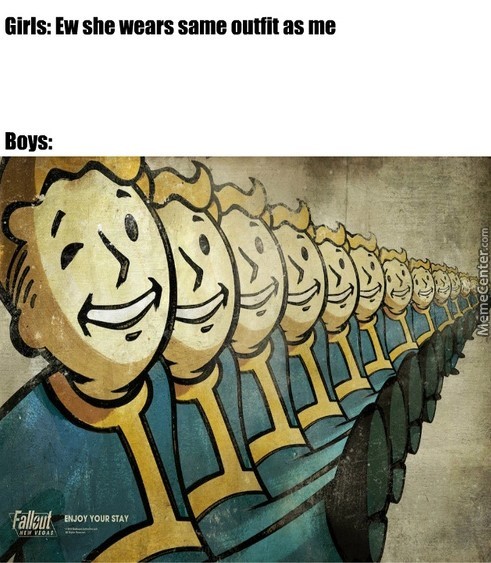 Boys vs girls - meme