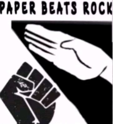 Rock paper scissors - meme