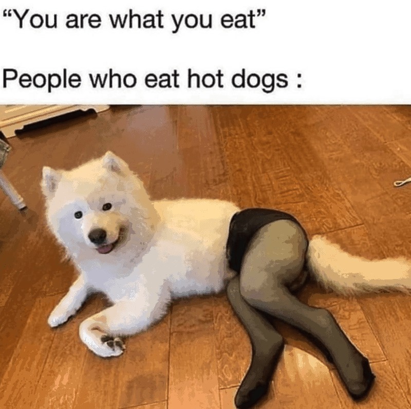 Hot dogs - meme