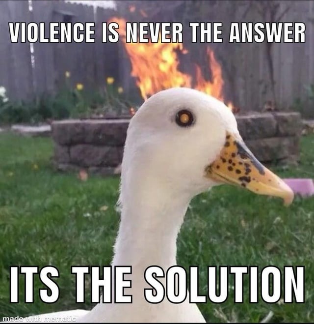 Violence meme