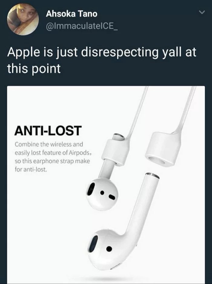 Apple juat disrespecting  you - meme