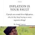"inflation is your fault"