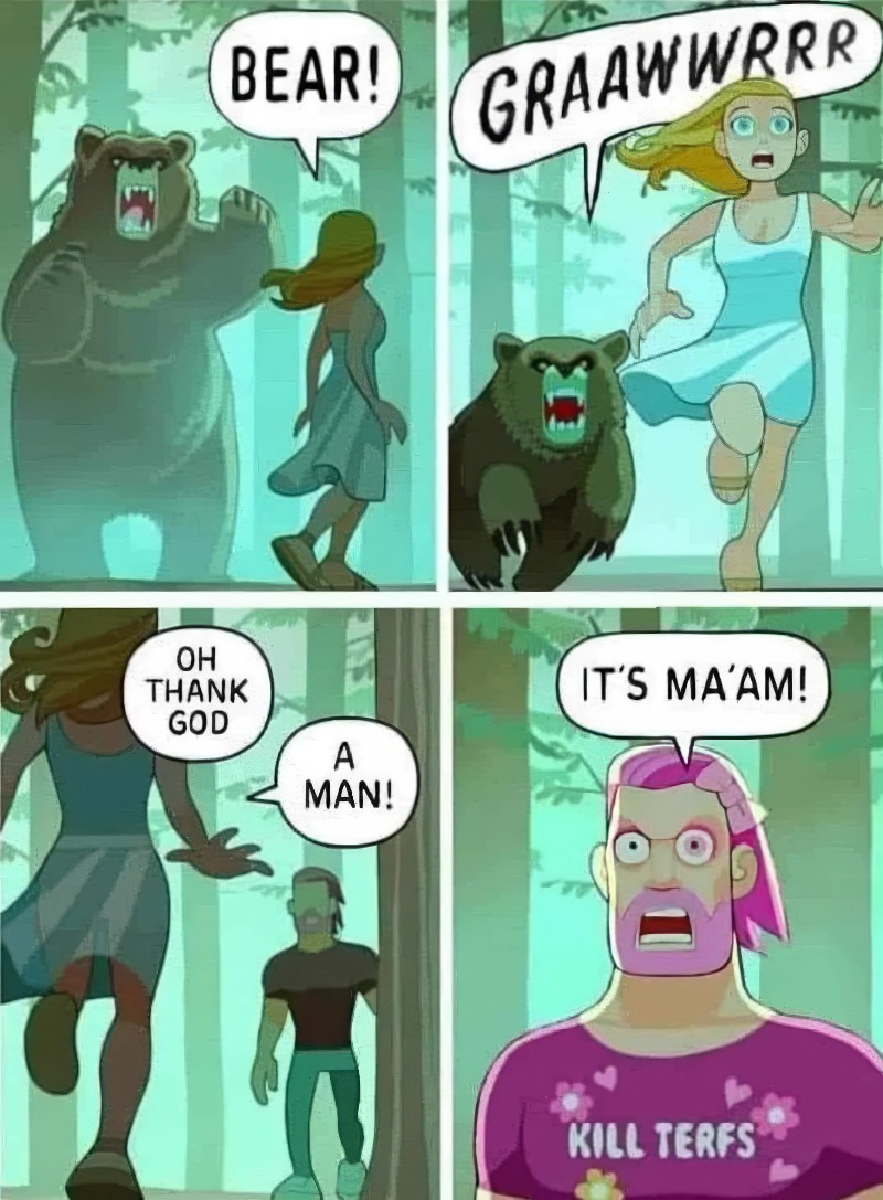 It's ma'am! - meme
