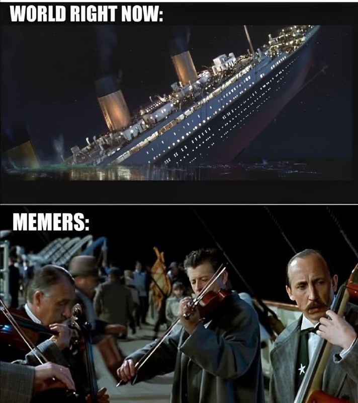 World burning? Memers gonna meme