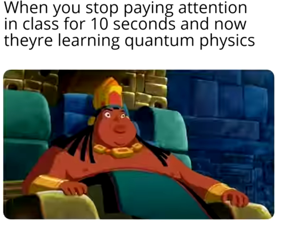 Quantum physics - meme