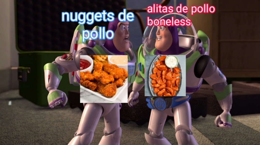Aparte de la parte del pollo es en esencia lo mismo :badpokerface: - meme