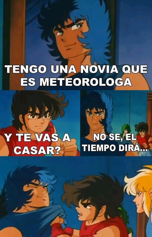 novia meteoróloga - meme