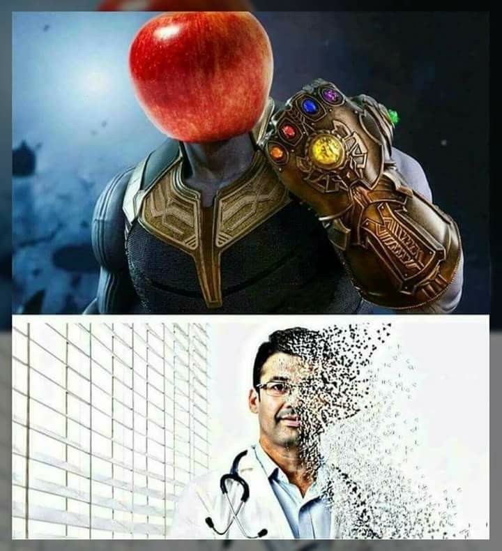 I love a nice crisp Thanos apple - meme