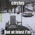 I just want to roll around in circles...roll around in circles. Yeah
