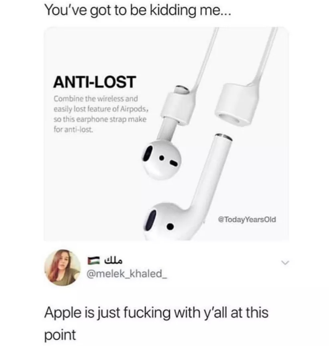 Apple just fucking with yall - meme