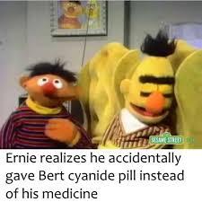 Ernie what did we tell you - meme