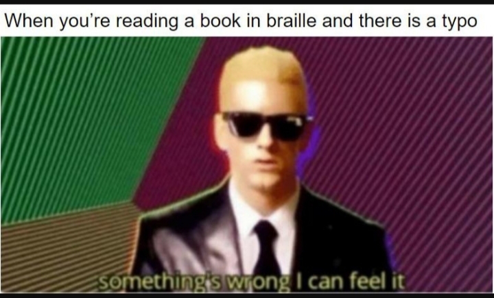 I can't read - meme