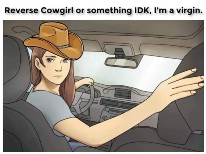 Reverse cowgirl - meme