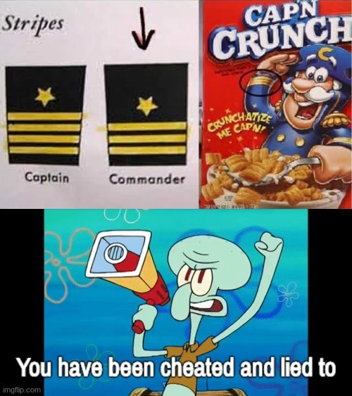 commander crunch - meme