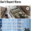 Reading Lotr and 1984
