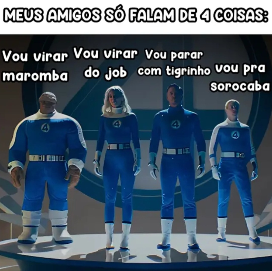 Amigos fantásticos - meme