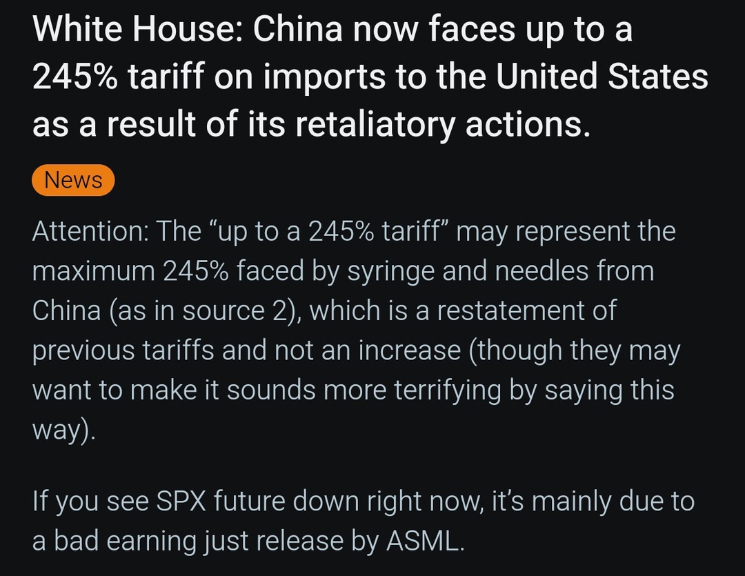 Tariffs be like: let’s make it sound scarier than it is - meme