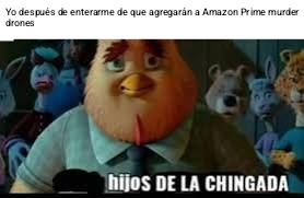 contexto: Amazon Prime Italia va a agregar esta cagada en su plataforma en un post - meme