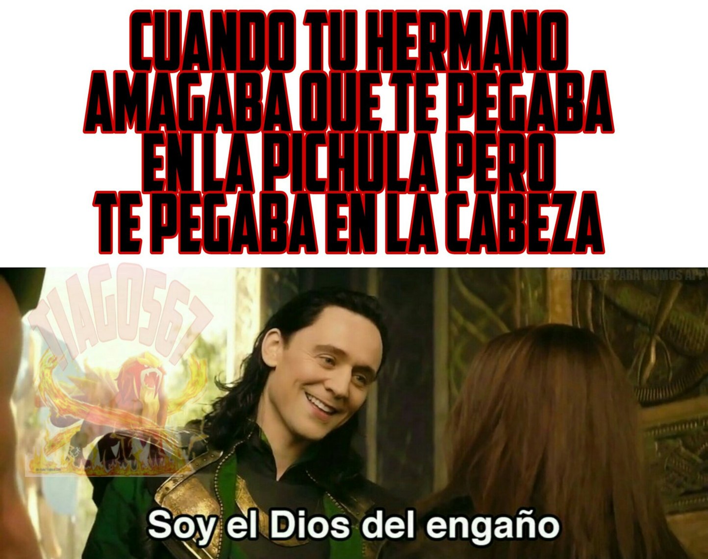 Loki es tu hermano - meme