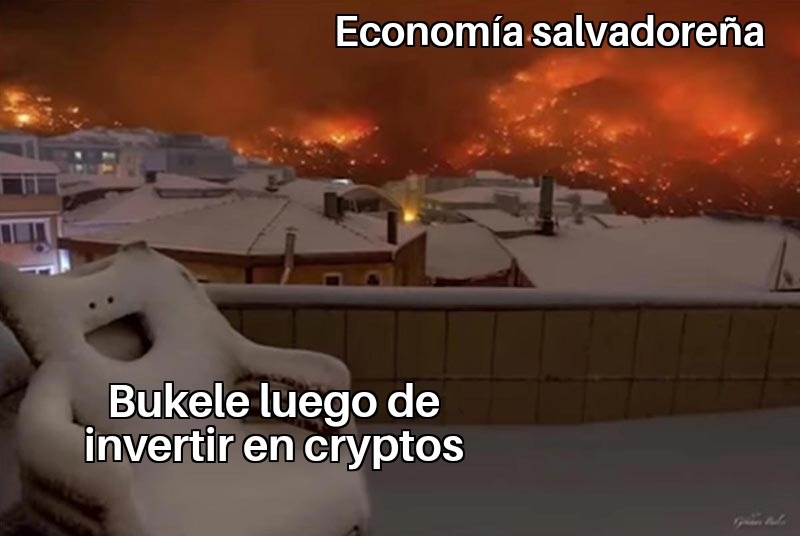 Economía salvadoreña - meme
